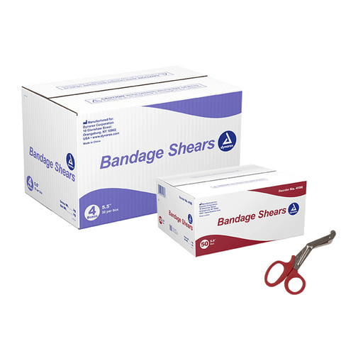 Bandage Shears, 5.5", Yellow, 50/bx | Quantity - 1x BOX