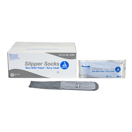 Double Sided Slipper Socks, 4XL, Yellow, 48/cs | Quantity - 1x CS