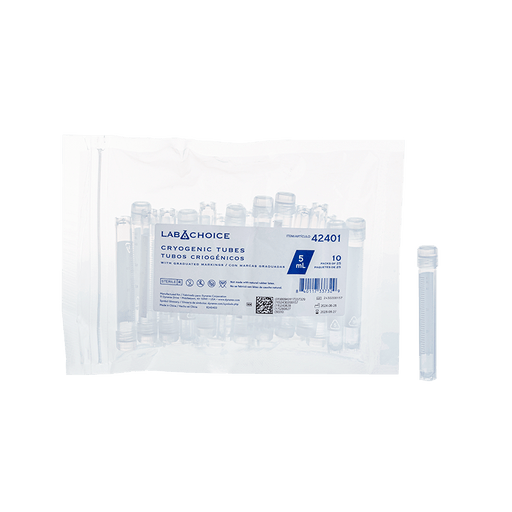 Cryogenic Tubes with graduated markings, 2 ml, 4/10/50/cs | Quantity - 1x CS