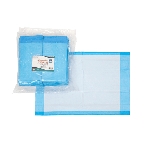 Disposable Underpads w/ Polymer, 30" x 36" (90g), 10/10/cs | Quantity - 1x CS