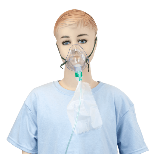 3-in-1 Elongated Mask w/ 7' (2.1 m) tubing, 1000 ml Reservoi, Adult/Standard connector, 50/cs | Quantity - 1x CS