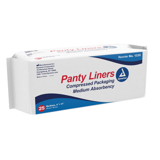 Panty Liners w/ Adhesive Tab, 6" x 17", 10/25/cs | Quantity - 1x CS
