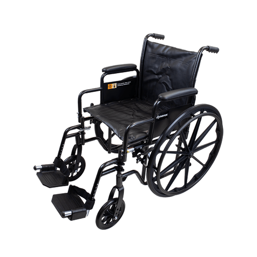 DynaRide S2 Wheelchair - 20" x 16" w/ Detach Desk Arm ELR, Silver Vein, 1pc/cs | Quantity - 1x CS