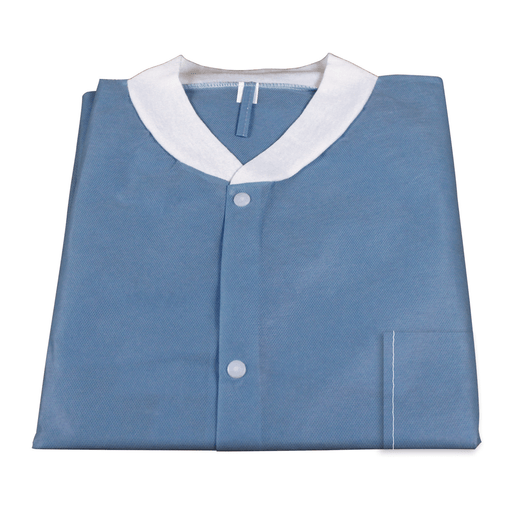 Labjacket w/ Pockets, XX-Large, Blue, 3/10/cs | Quantity - 1x CS