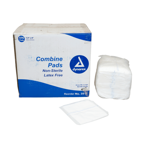 Combine Pads 1/pouch - Sterile, 8" x 10", 15/24/cs | Quantity - 1x CS