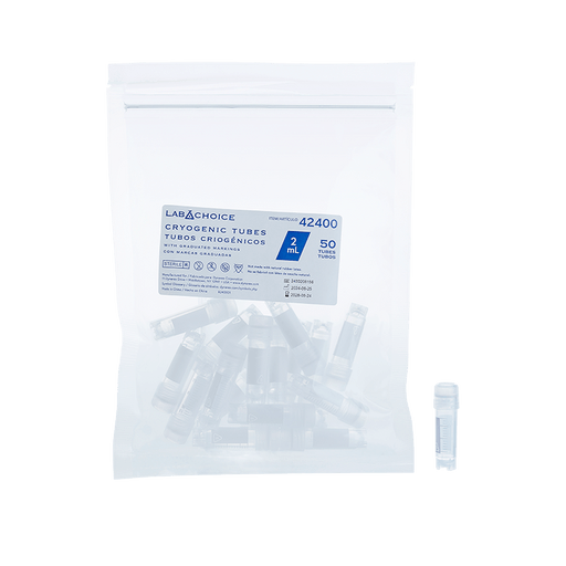 Cryogenic Tubes with graduated markings, 2 ml, 4/10/50/cs | Quantity - 1x CS