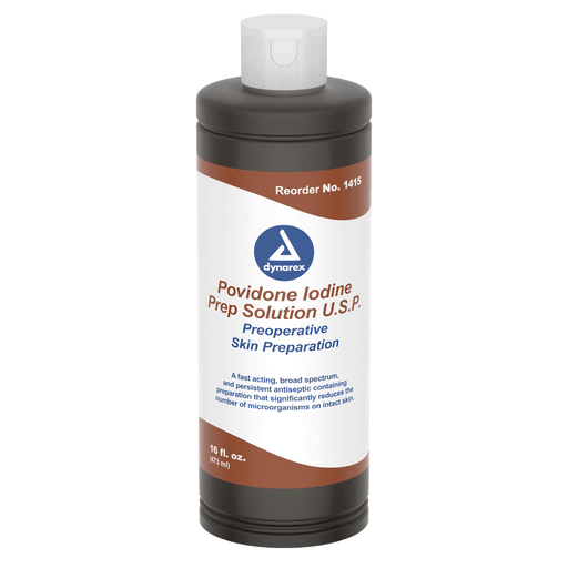 Povidone Iodine Prep Solution, 1 gal. Bottle, 4/cs | Quantity - 1x CS
