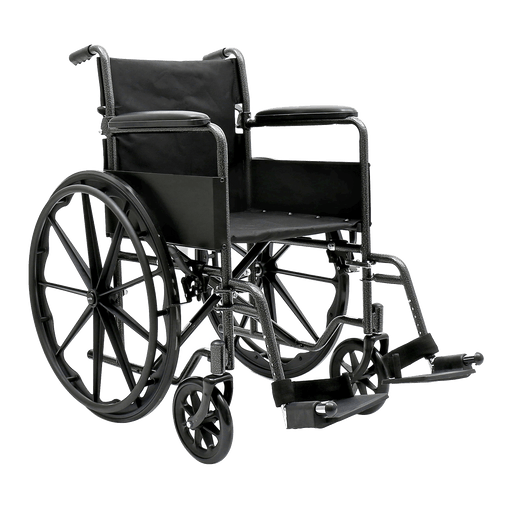 DynaRide S1 Wheelchair - 18" x 16" w/ Detach Desk Arm FR, Silver Vein, 1pc/cs | Quantity - 1x CS