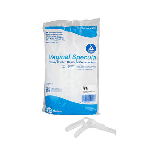 Vaginal Specula Disposable w/ Light Option, Large, 4/20/cs | Quantity - 1x CS