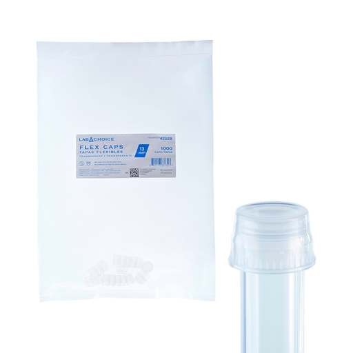 Flex Caps, 13mm, Transparent, 10/1000/cs | Quantity - 1x CS