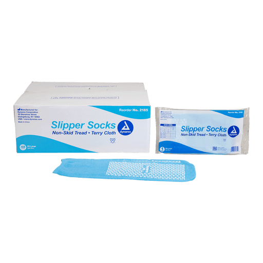 Double Sided Slipper Socks, 4XL, Yellow, 48/cs | Quantity - 1x CS