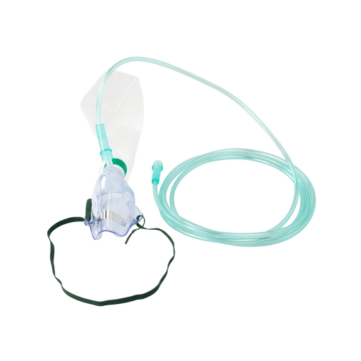 3-in-1 Elongated Mask w/ 7' (2.1 m) tubing, 1000 ml Reservoi, Adult/Standard connector, 50/cs | Quantity - 1x CS