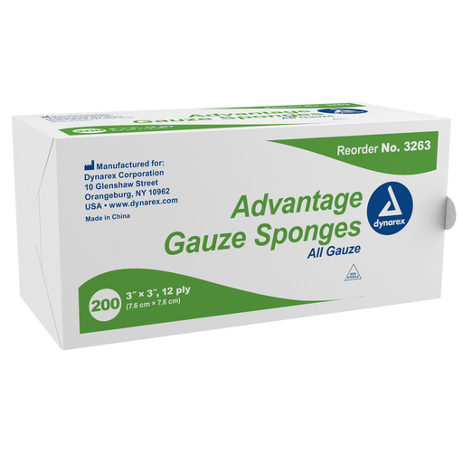 Advantage Surgical Sponges, 4" x 4" 8 Ply, 20/200/cs | Quantity - 1x CS