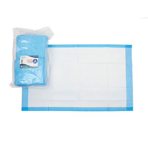 Disposable Underpads w/ Polymer, 30" x 36" (90g), 10/10/cs | Quantity - 1x CS