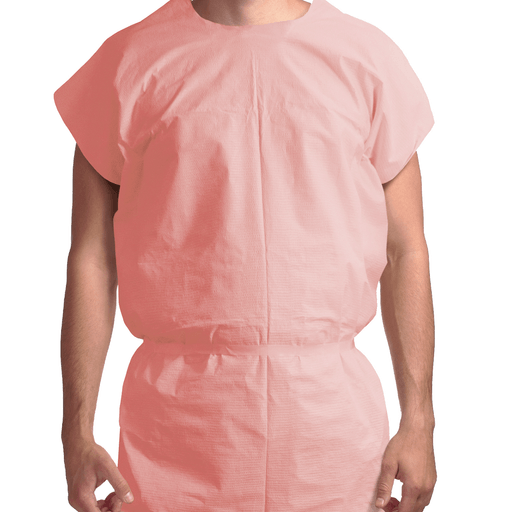 Exam Gown, 3 Ply T/P/T Universal, Mauve, 50/cs | Quantity - 1x CS