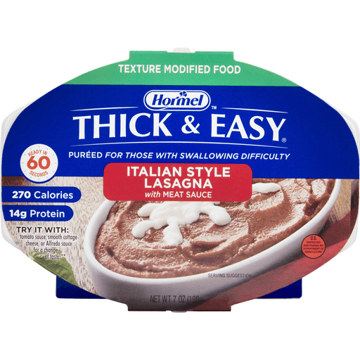 Thick & Easy® Purées Italian Style Beef Lasagna Purée Thickened Food | Quantity - 1x CS