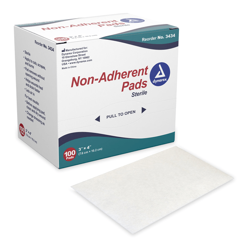 dynarex® Nonadherent Dressing, 3 x 4 Inch | Quantity - 1x BX