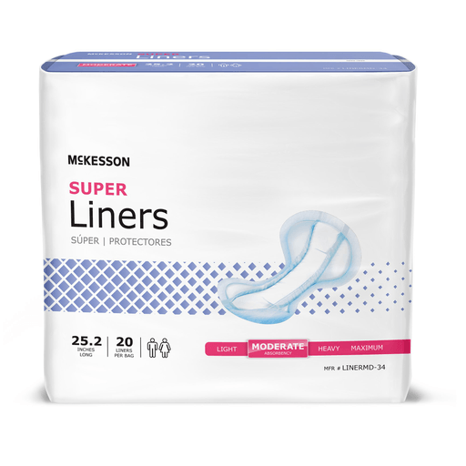 McKesson Super Incontinence Liner | Quantity - 1x CS