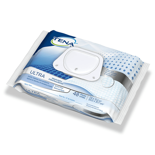 Tena Ultra Unscented Washcloths | Quantity - 1x CS