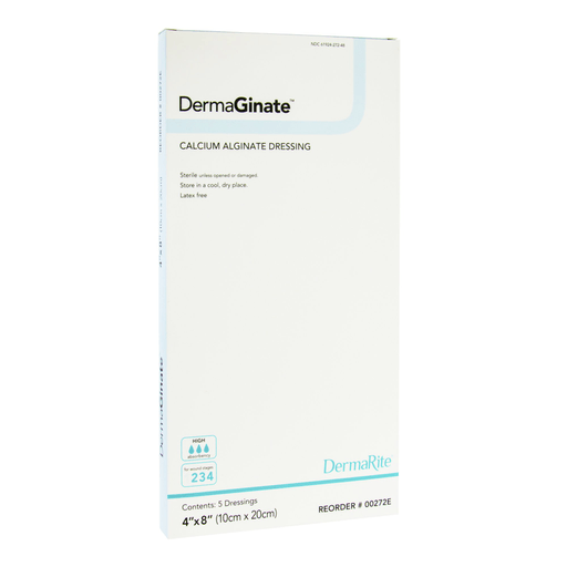 DermaGinate® Alginate Dressing, 4 x 8 inch | Quantity - 1x BX