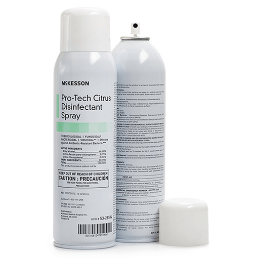 McKesson Pro-Tech Surface Disinfectant Cleaner Alcohol-Based Liquid Citrus Scent | Quantity - 1x CS