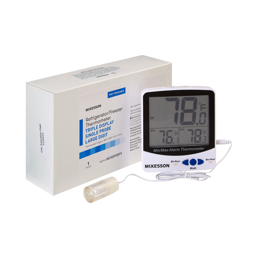 McKesson Refrigerator / Freezer Thermometer, Digital Display, -58° to +158° F | Quantity - 1x EA