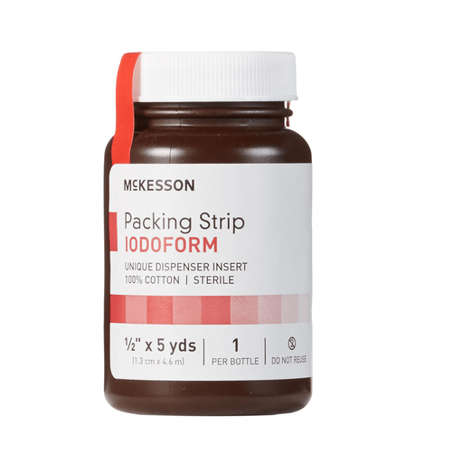 McKesson Iodoform Wound Packing Strip, ¼ Inch x 5 Yard | Quantity - 1x BT