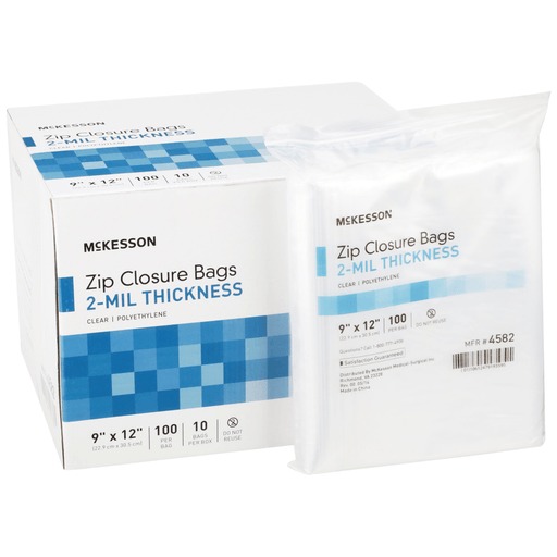 McKesson Zip Closure Bag, 9 X 12 Inches | Quantity - 1x BX