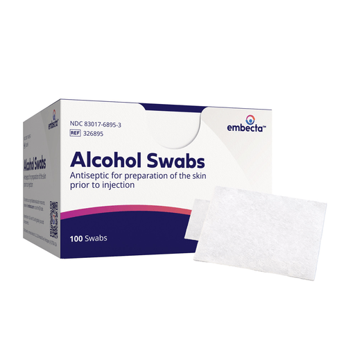 ALCOHOL SWAB REG NS 100/BX 12BX/CS BD | Quantity - 1x BX