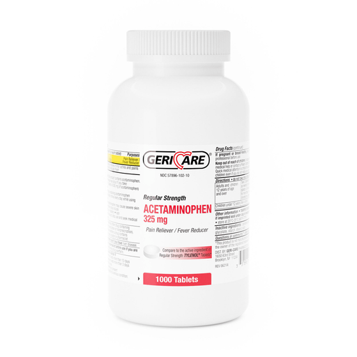 ACETAMINOPHEN, TAB 325MG (1000/BT 12BT/CS) | Quantity - 1x BT