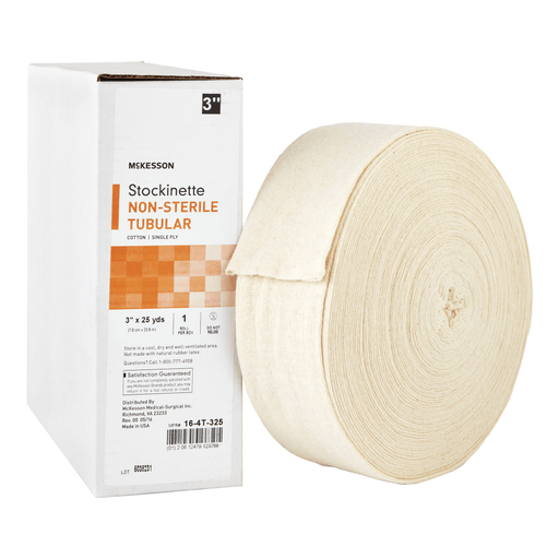 McKesson Beige Cotton Tubular Stockinette, 3 Inch x 25 Yard | Quantity - 1x CS