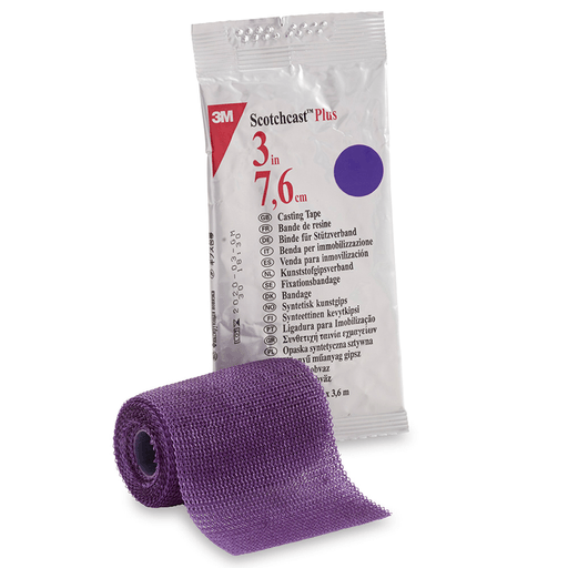 3M™ Scotchcast™ Plus Purple Cast Tape, 3 Inch x 4 Yard | Quantity - 1x EA