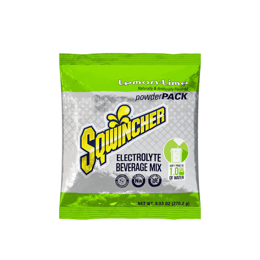 Sqwincher® Powder Pack® Lemon-Lime Electrolyte Replenishment Drink Mix | Quantity - 1x BX