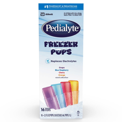 Pedialyte® Freezer Pop Electrolyte Solution, Assorted Flavors | Quantity - 1x CT