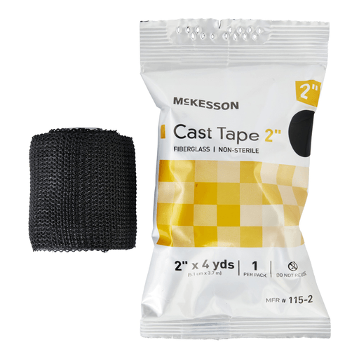 McKesson Black Cast Tape, 2 Inch x 4 Yard | Quantity - 1x BX