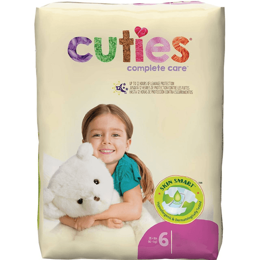 Cuties® Complete Care Diapers, Size 6 | Quantity - 1x PK