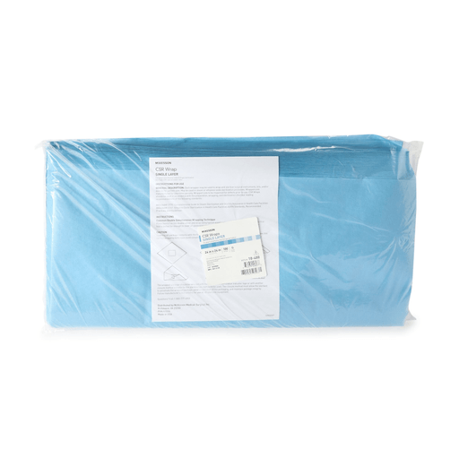 McKesson Single Layer Sterilization Wrap, 24 x 24 Inch | Quantity - 1x BX