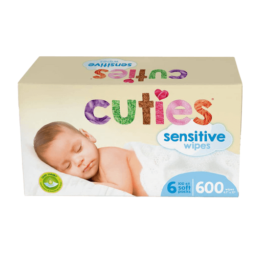 Cuties Baby Wipes, Soft Pack, Aloe, Unscented | Quantity - 1x PK