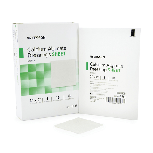 McKesson Alginate Dressing, 2 x 2 Inch | Quantity - 1x CS