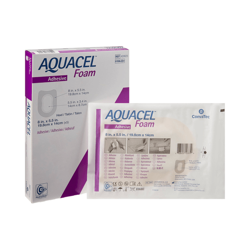 Aquacel® Silicone Adhesive with Border Silicone Foam Dressing, 5½ x 8 Inch | Quantity - 1x BX