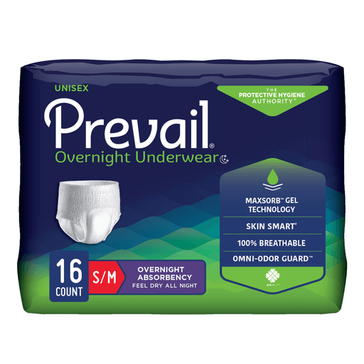 Prevail® Overnight Absorbent Underwear, Small | Quantity - 1x PK