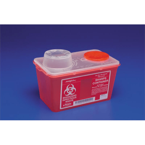 Monoject™ Multi-purpose Sharps Container, 3.5 Gallon, 17.7 x 6¾ x 10½ Inch | Quantity - 1x EA