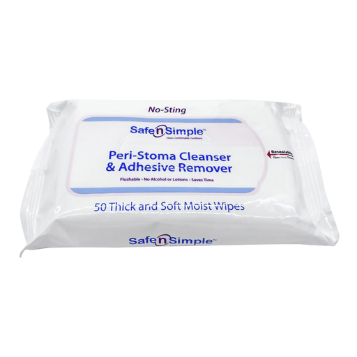 WIPE, ADHSV REMOVER PERI-STOMA(50/PK 12PK/CS) | Quantity - 1x PK