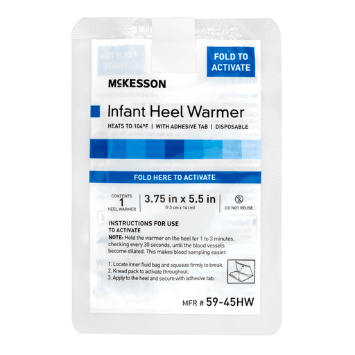 McKesson Infant Heel Warmer, 3¾ x 5½ Inch | Quantity - 1x EA