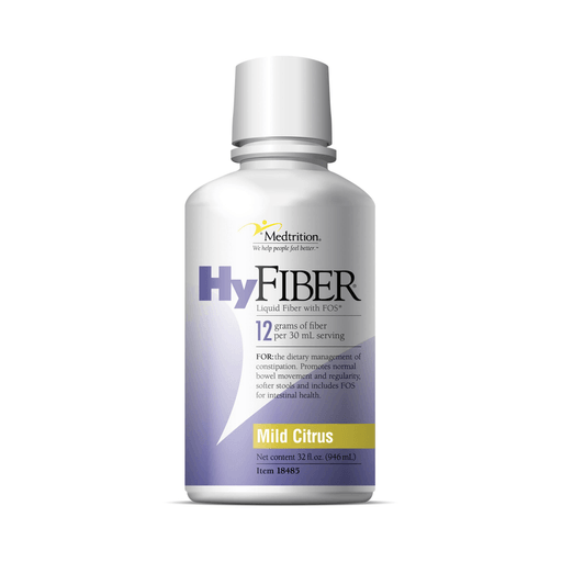 HyFiber® Citrus Flavor Liquid Fiber with FOS, 32-ounce bottle | Quantity - 1x EA
