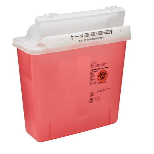 CONTAINER, SHARPS RED 5QT (20/CS) | Quantity - 1x EA