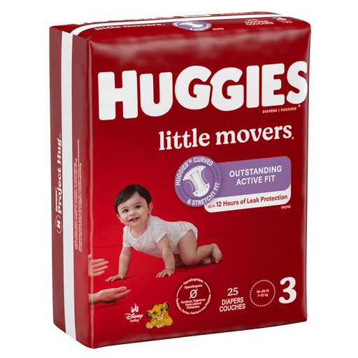 Huggies® Little Movers® Diaper, Size 3 | Quantity - 1x PK