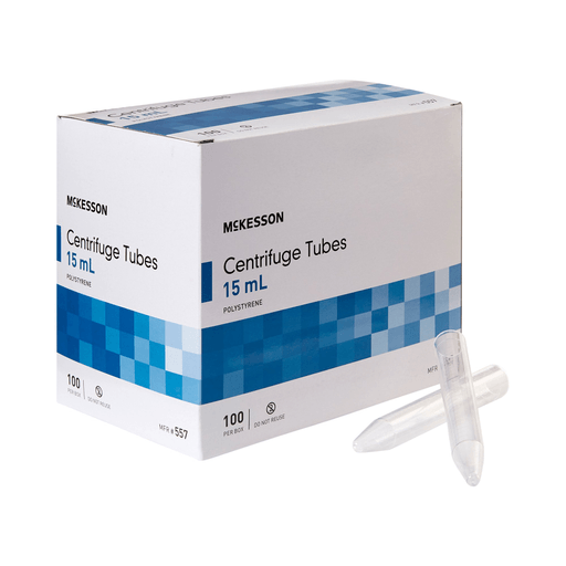 McKesson Centrifuge Tube, 15 mL | Quantity - 1x BX
