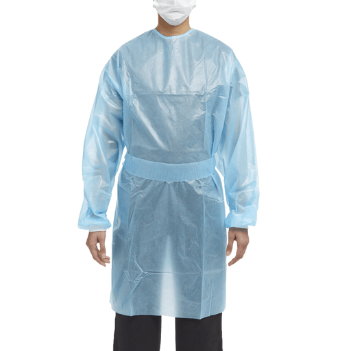 McKesson Full Back Chemotherapy Procedure Gown, Medium | Quantity - 1x BG