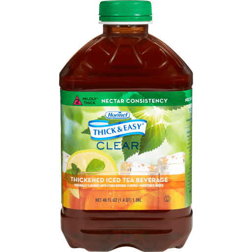 Thick & Easy® Clear Nectar Consistency Iced Tea Thickened Beverage, 46-oz. | Quantity - 1x CS